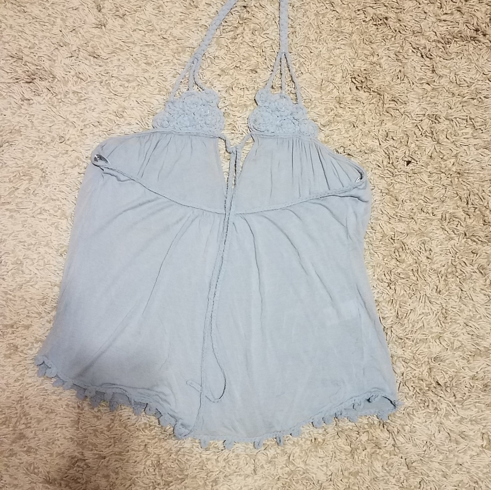 BCBG blue halter top L - Picture 5 of 12